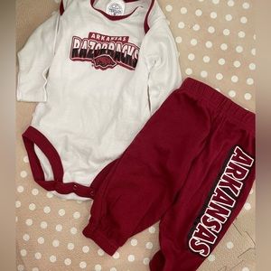 Never worn. Arkansas set